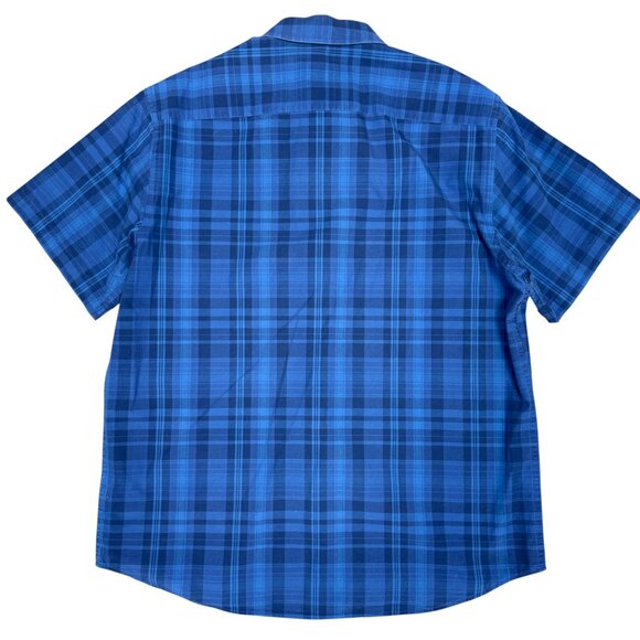 UNTUCKit Men's EUC Notro Blue Plaid Button Up Shirt | Size L - Picture 4 of 8